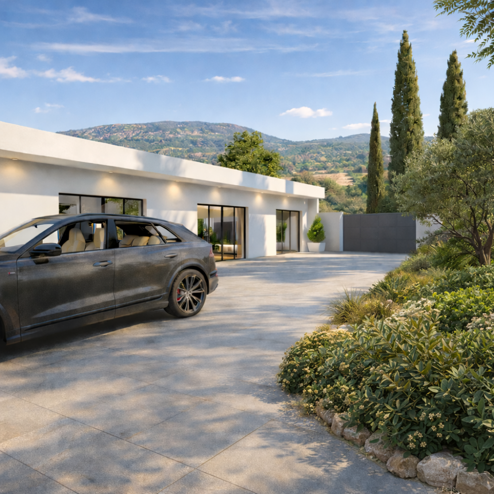 Villa K coté portail