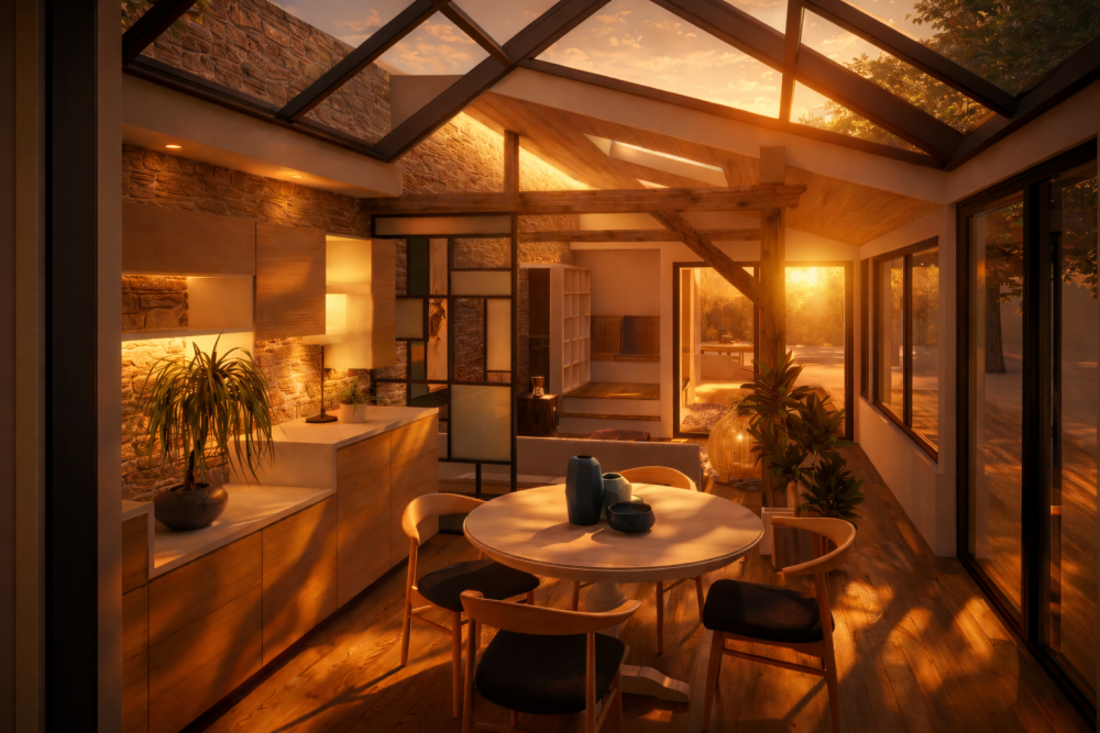 veranda Victor hugo fin de journée