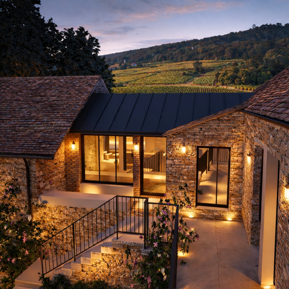 extension au coeur des vignes